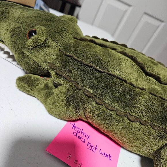 Gund Fun Allie G See Ya Later Alligator 24 inch Plush Realistic Stuffed Animal - Picture 12 of 12